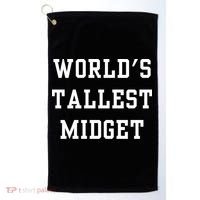 Worlds Tallest Midget Golf Towel thumb 0