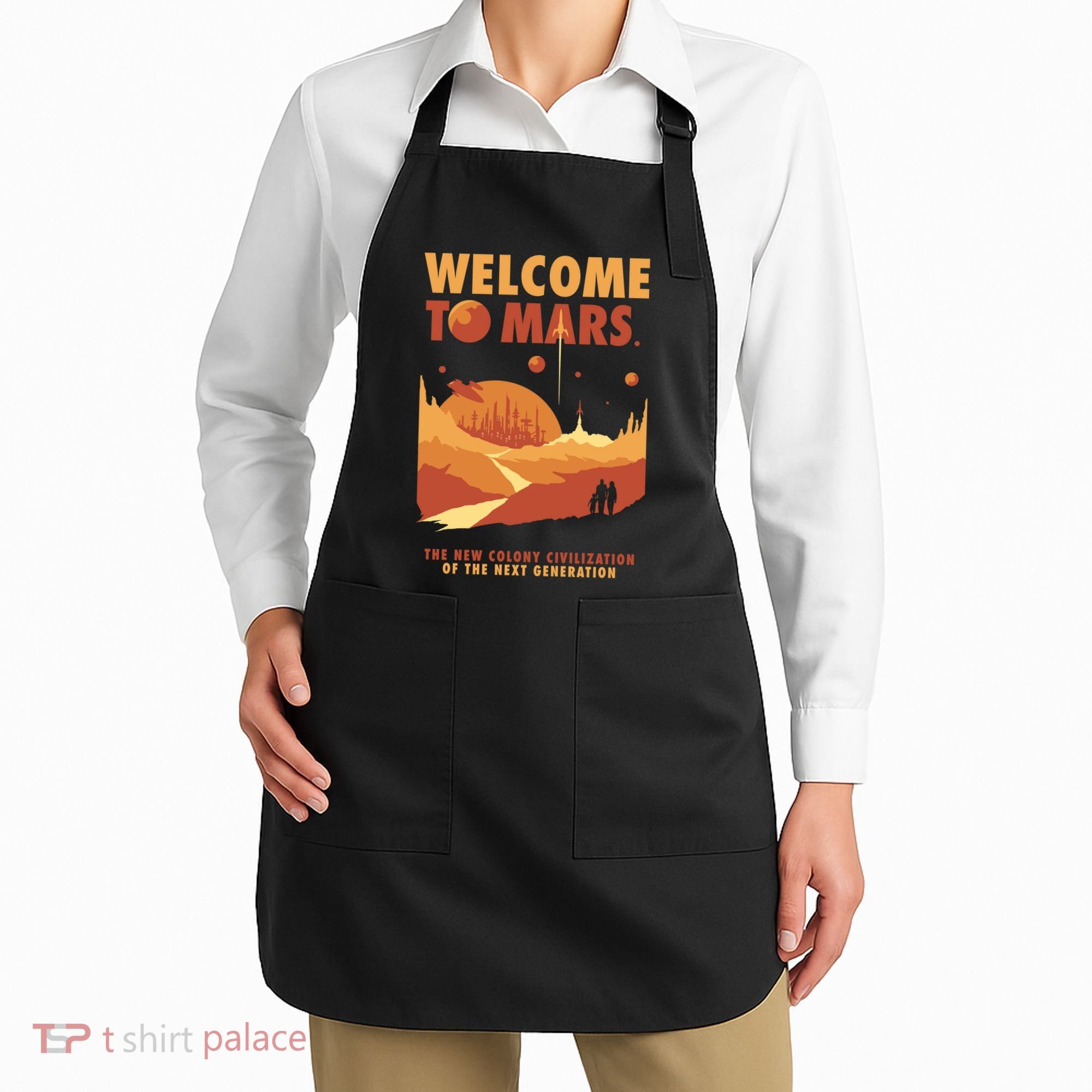 Welcome To Mars Apron