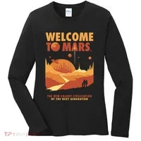 Welcome To Mars Women's Long Sleeve Shirt thumb 0