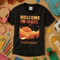 Welcome To Mars Kids T-Shirt thumb 3