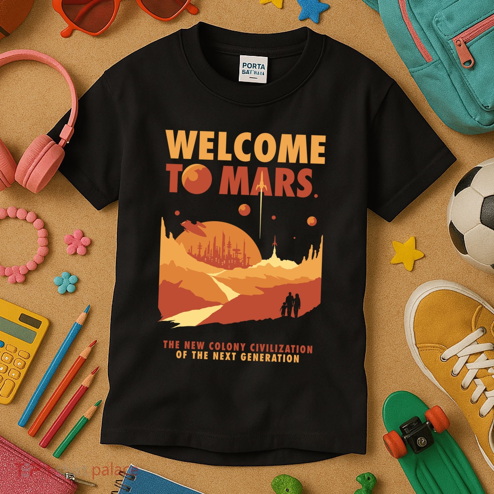 Welcome To Mars Kids T-Shirt