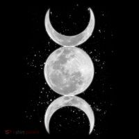 Wiccan Triple Moon Goddess Feminist Pagan Witch Halloween Hoodie thumb 7