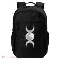 Wiccan Triple Moon Goddess Feminist Pagan Witch Halloween Backpack thumb 0