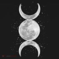 Wiccan Triple Moon Goddess Feminist Pagan Witch Halloween Women's Hoodie thumb 2