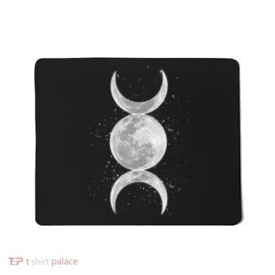 Wiccan Triple Moon Goddess Feminist Pagan Witch Halloween Mousepad