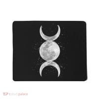 Wiccan Triple Moon Goddess Feminist Pagan Witch Halloween Mousepad thumb 0