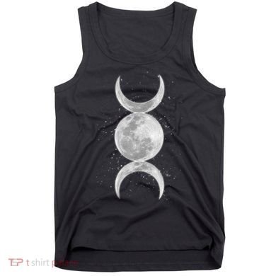 Wiccan Triple Moon Goddess Feminist Pagan Witch Halloween Tank Top
