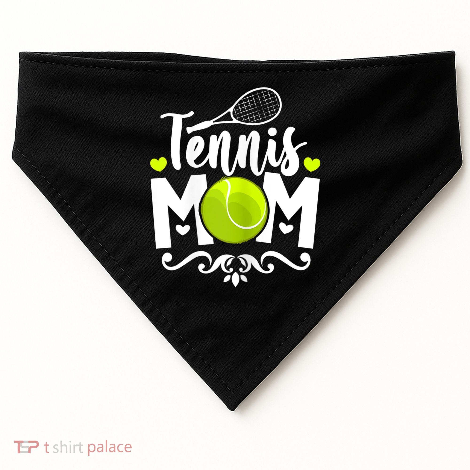 Womens Tennis Mom USA-Made Doggie Bandana