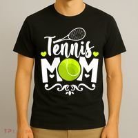Womens Tennis Mom T-Shirt thumb 3