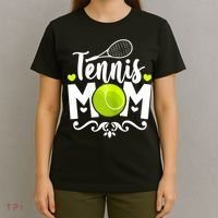 Womens Tennis Mom T-Shirt thumb 4