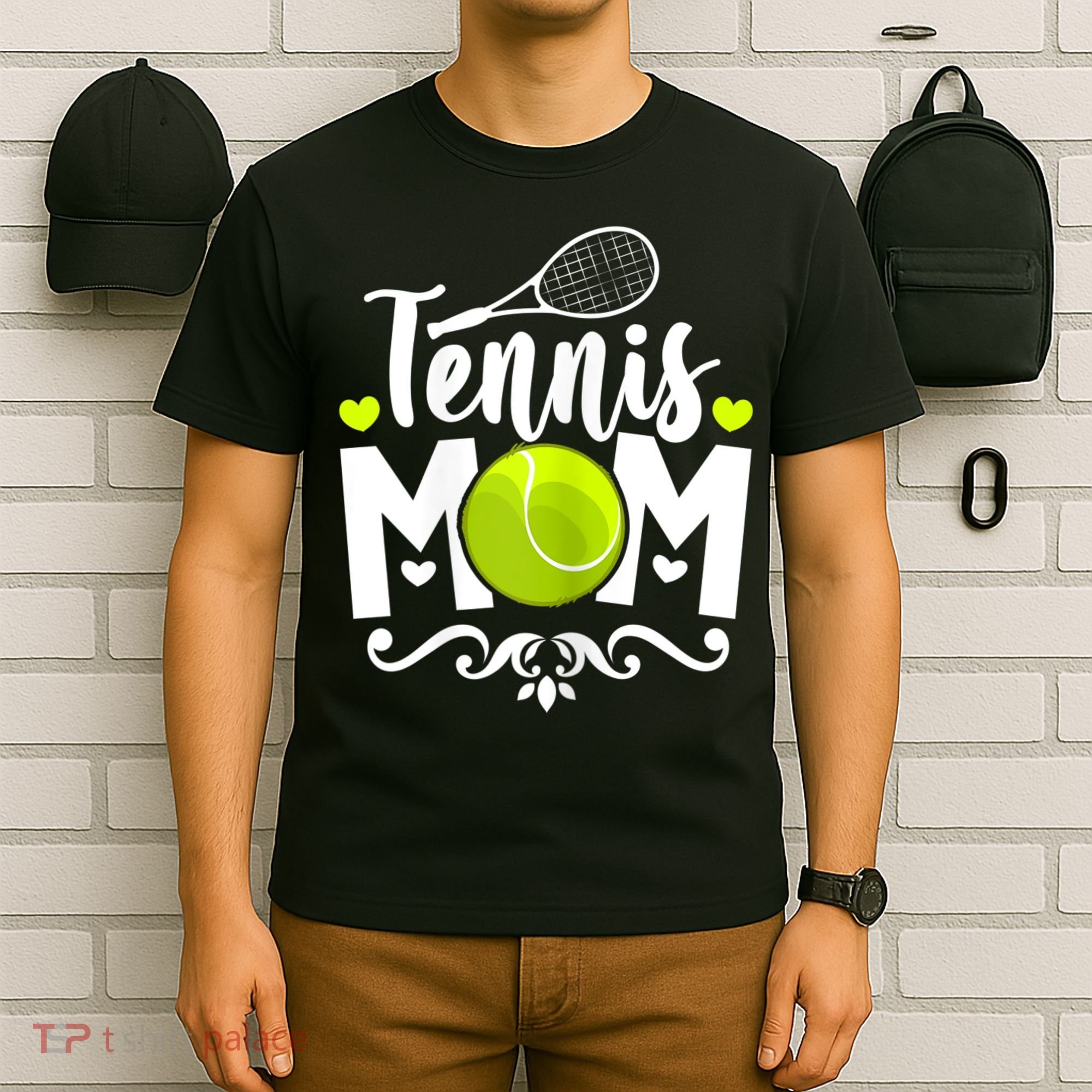 Womens Tennis Mom T-Shirt