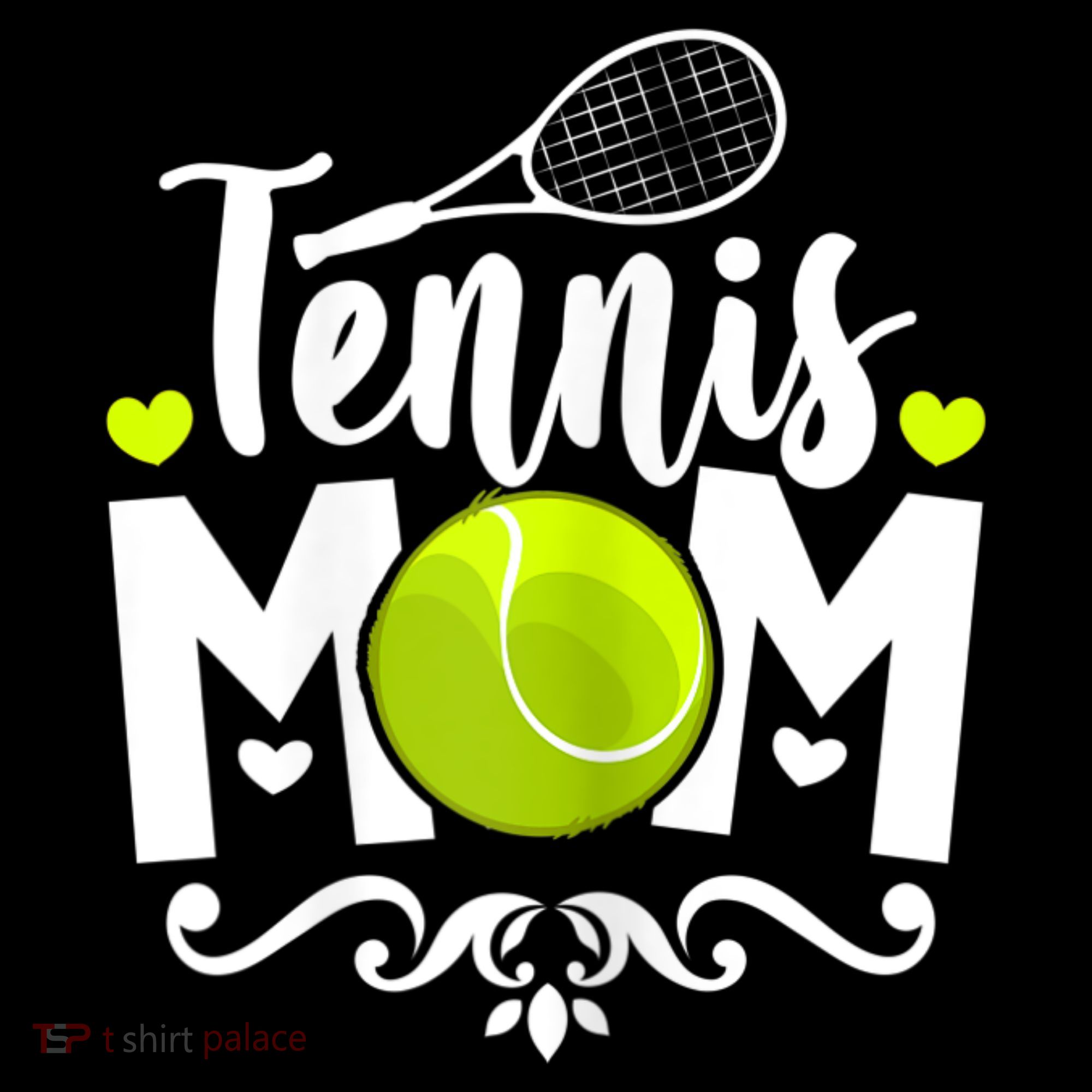 Womens Tennis Mom T-Shirt