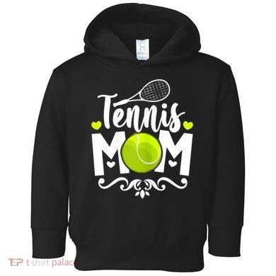 Womens Tennis Mom Toddler Hoodie