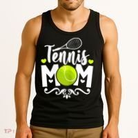 Womens Tennis Mom Tank Top thumb 3