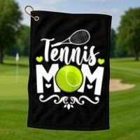 Womens Tennis Mom Golf Towel thumb 1