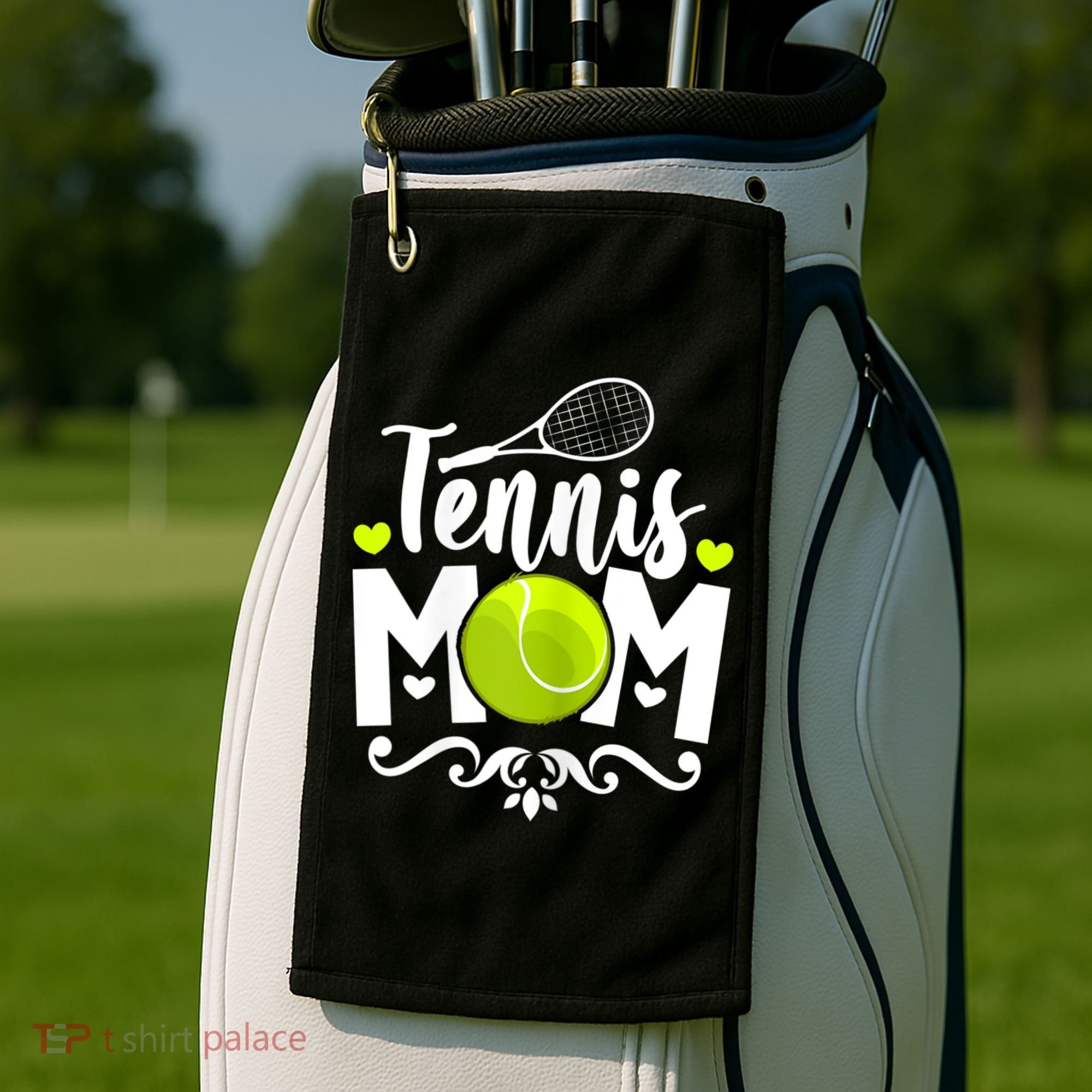 Womens Tennis Mom Golf Towel
