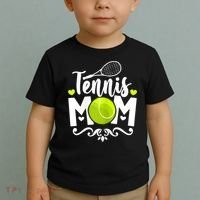 Womens Tennis Mom Toddler T-Shirt thumb 2