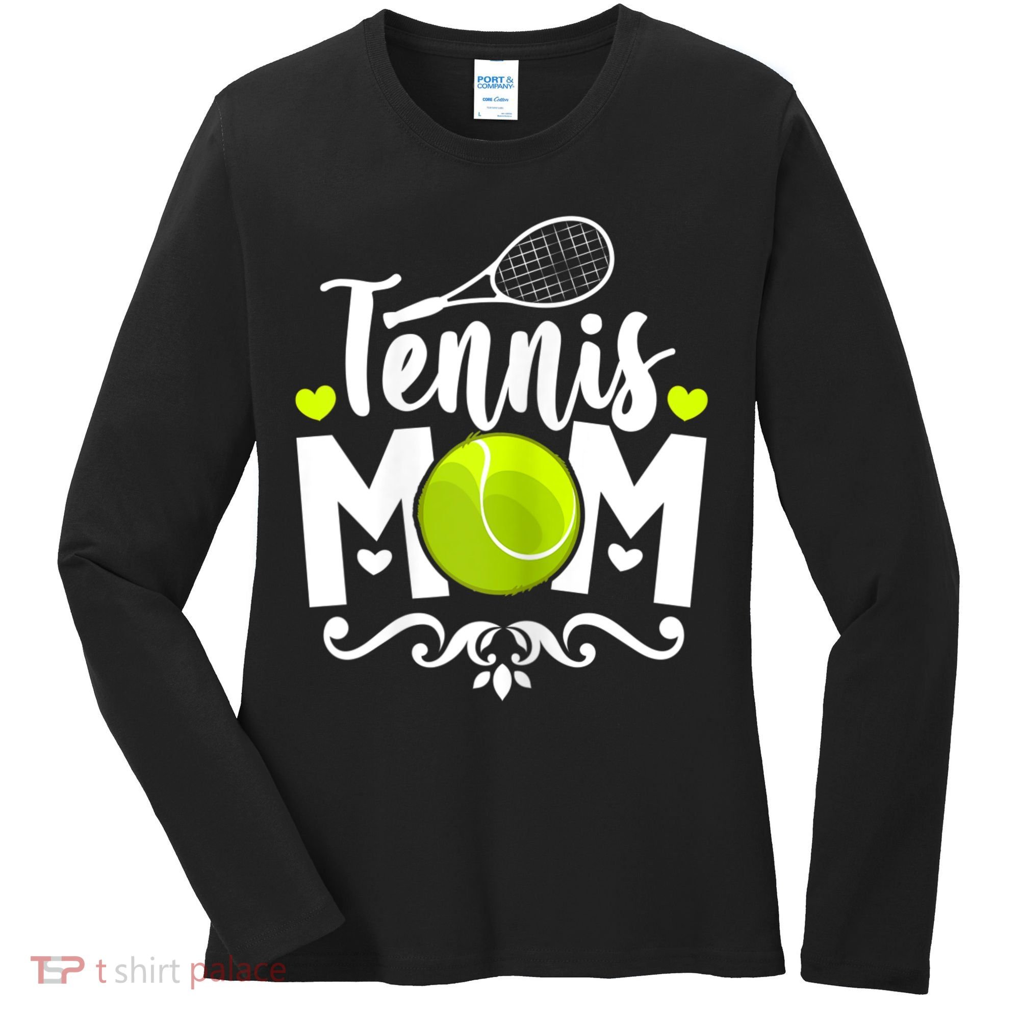 Womens Tennis Mom Women's Long Sleeve Shirt