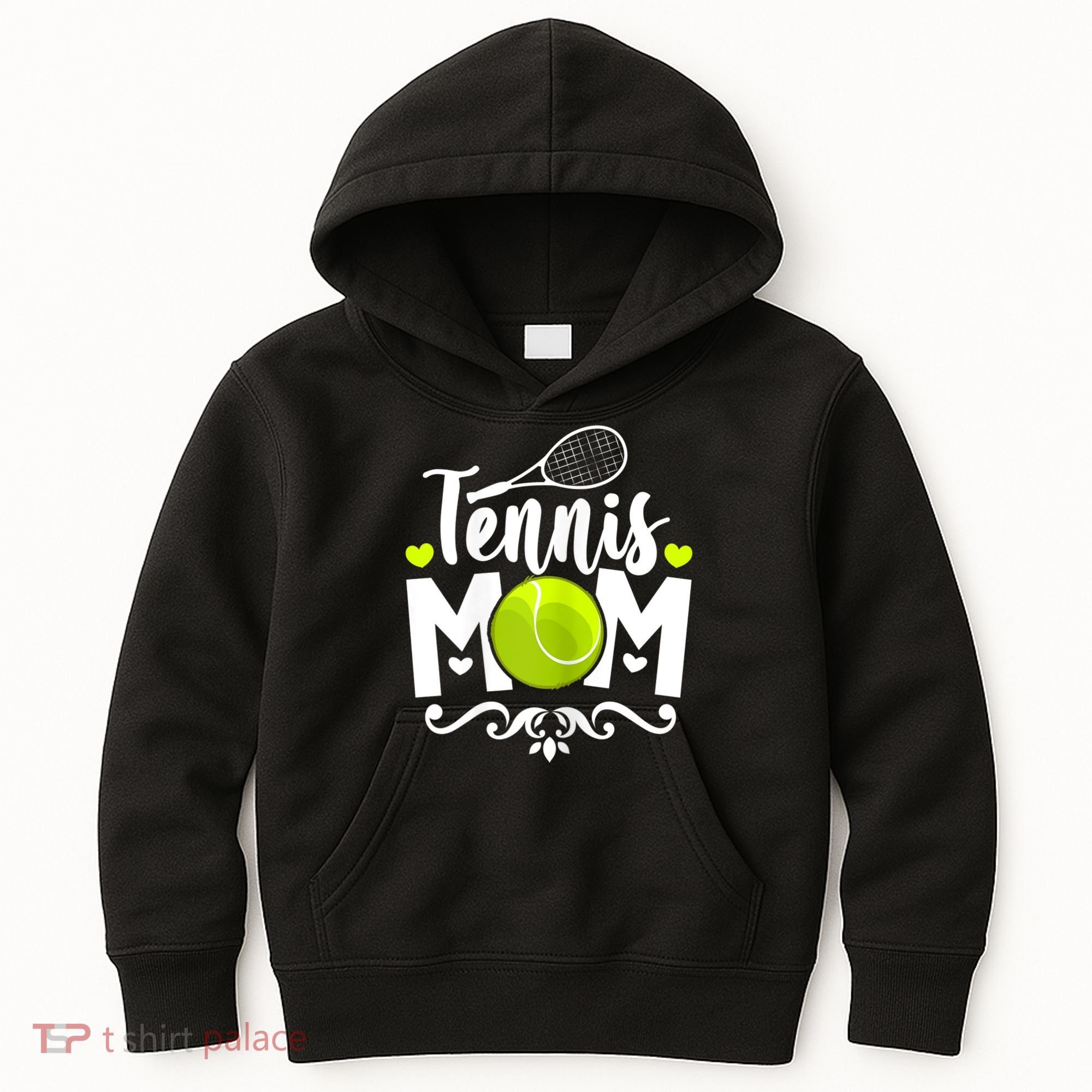 Womens Tennis Mom Kids Hoodie
