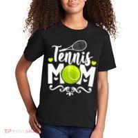 Womens Tennis Mom Kids T-Shirt thumb 2
