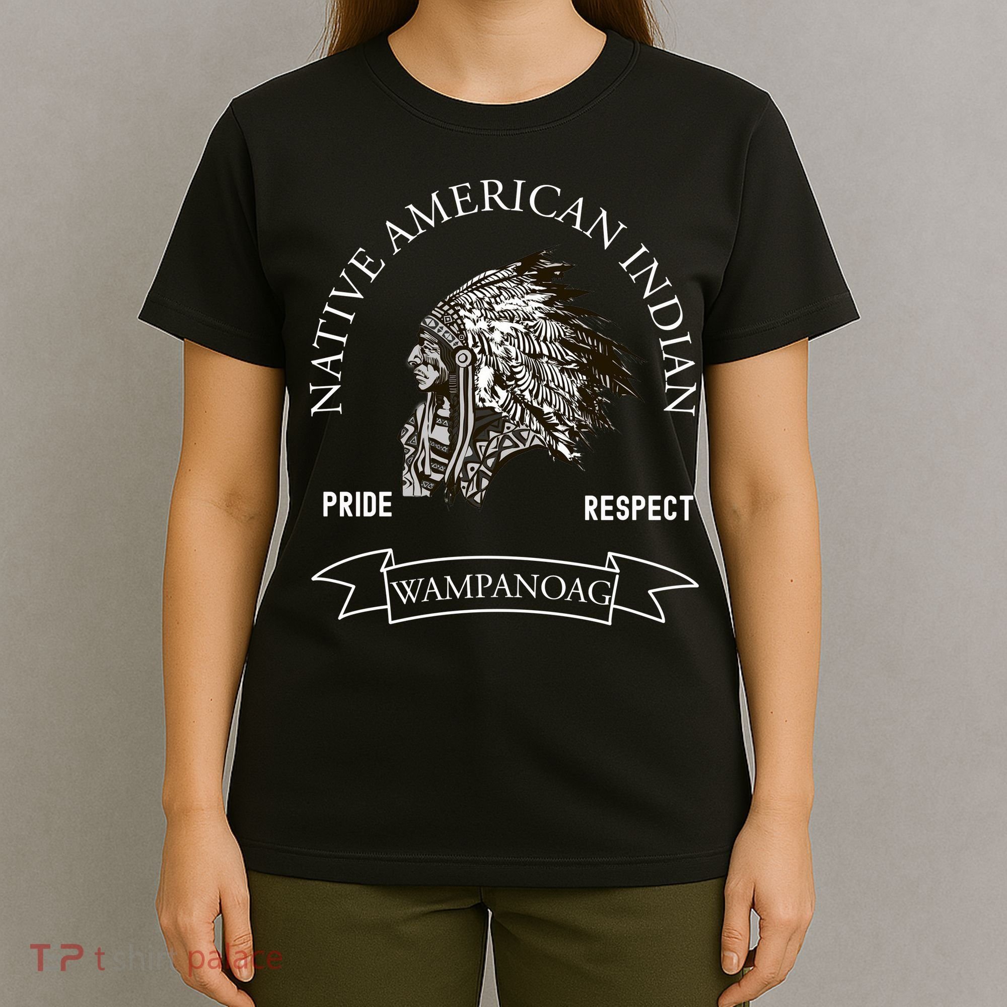 Wampanoag Tribe Native American Indian Pride Respect Vintage Meaningful Gift T-Shirt