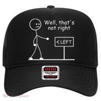 Well Thats Not Right Joke Humor Stick Man Stick Figure Hat thumb 0