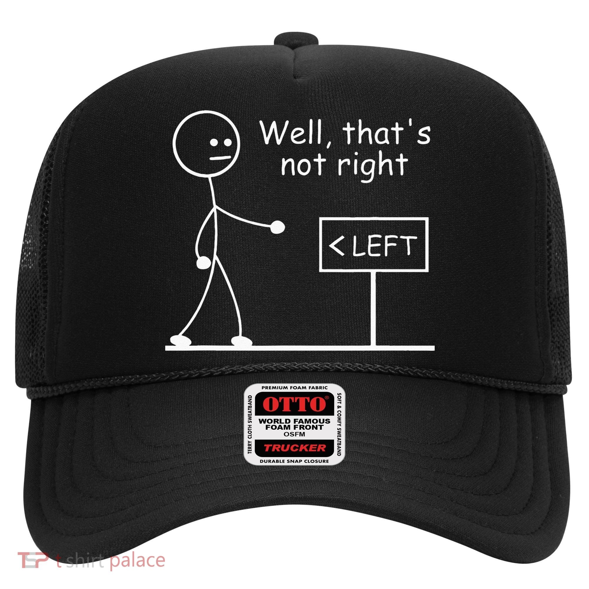 Well Thats Not Right Joke Humor Stick Man Stick Figure Hat
