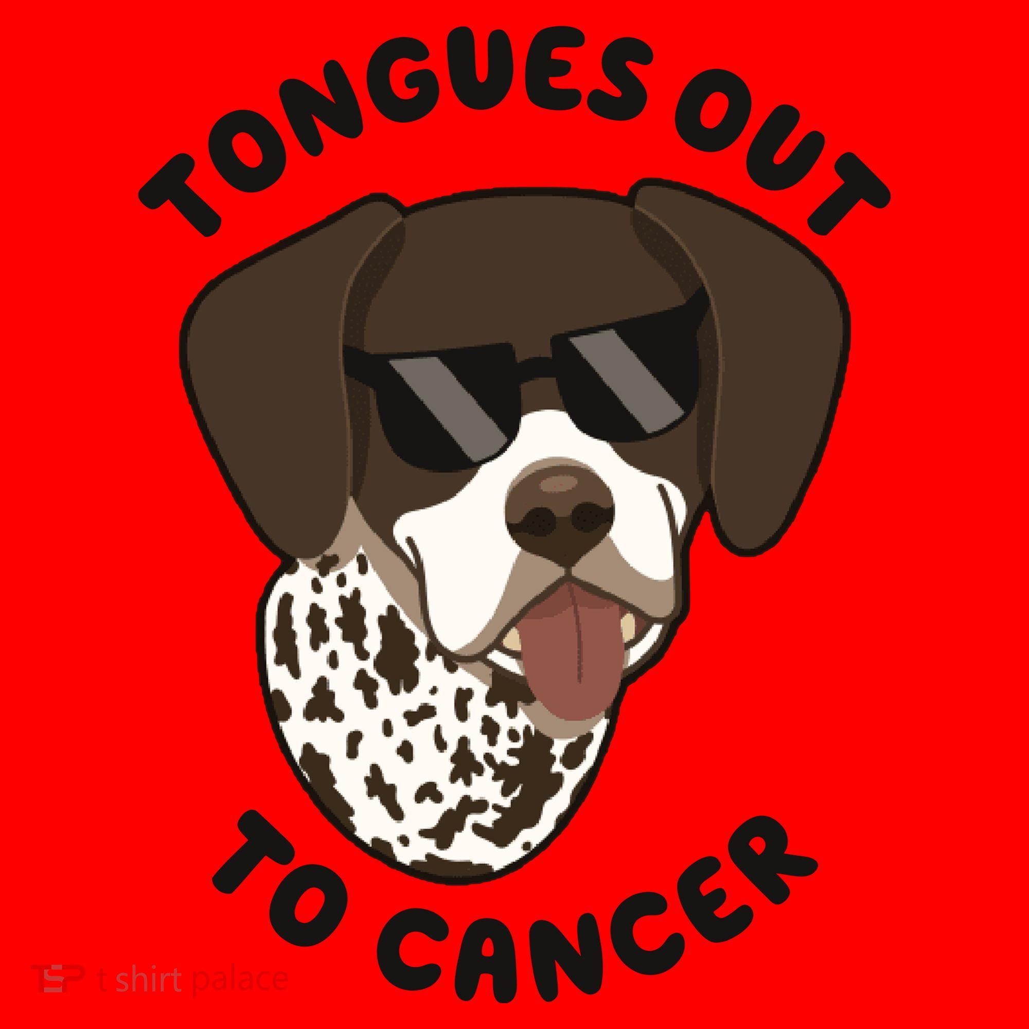 Wyatt Tongues Out To Cancer Santa Hat
