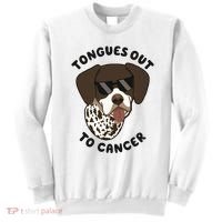 Wyatt Tongues Out To Cancer Sweatshirt thumb 0