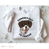 Wyatt Tongues Out To Cancer Sweatshirt thumb 2