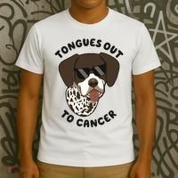 Wyatt Tongues Out To Cancer T-Shirt thumb 3