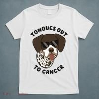 Wyatt Tongues Out To Cancer T-Shirt thumb 5
