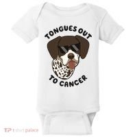 Wyatt Tongues Out To Cancer Baby Bodysuit thumb 0