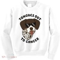 Wyatt Tongues Out To Cancer Kids Sweatshirt thumb 0
