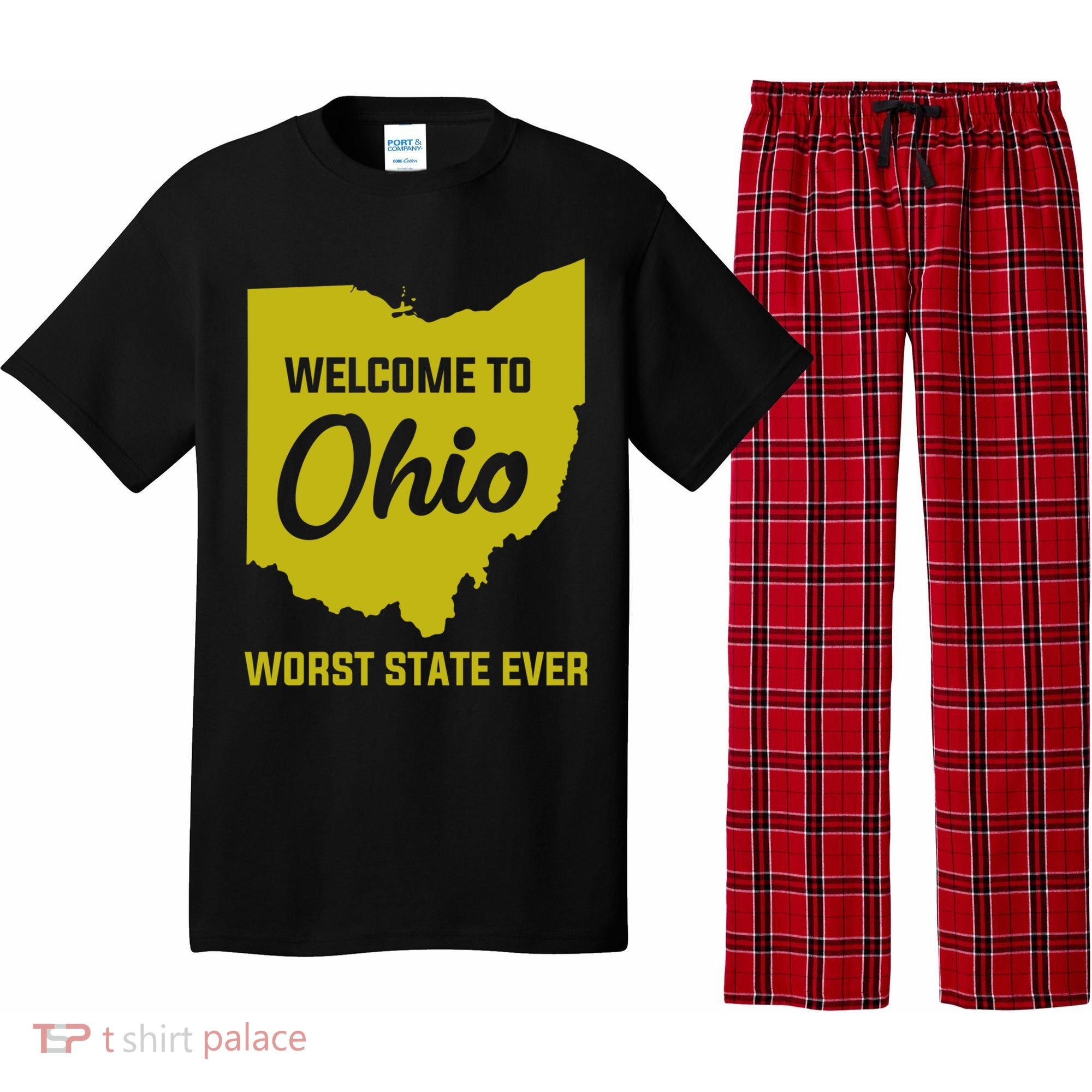 Welcome To Ohio The Worst State Ever Gift Pajama Set