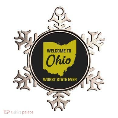 Welcome To Ohio The Worst State Ever Gift Ornament