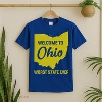 Welcome To Ohio The Worst State Ever Gift T-Shirt thumb 2
