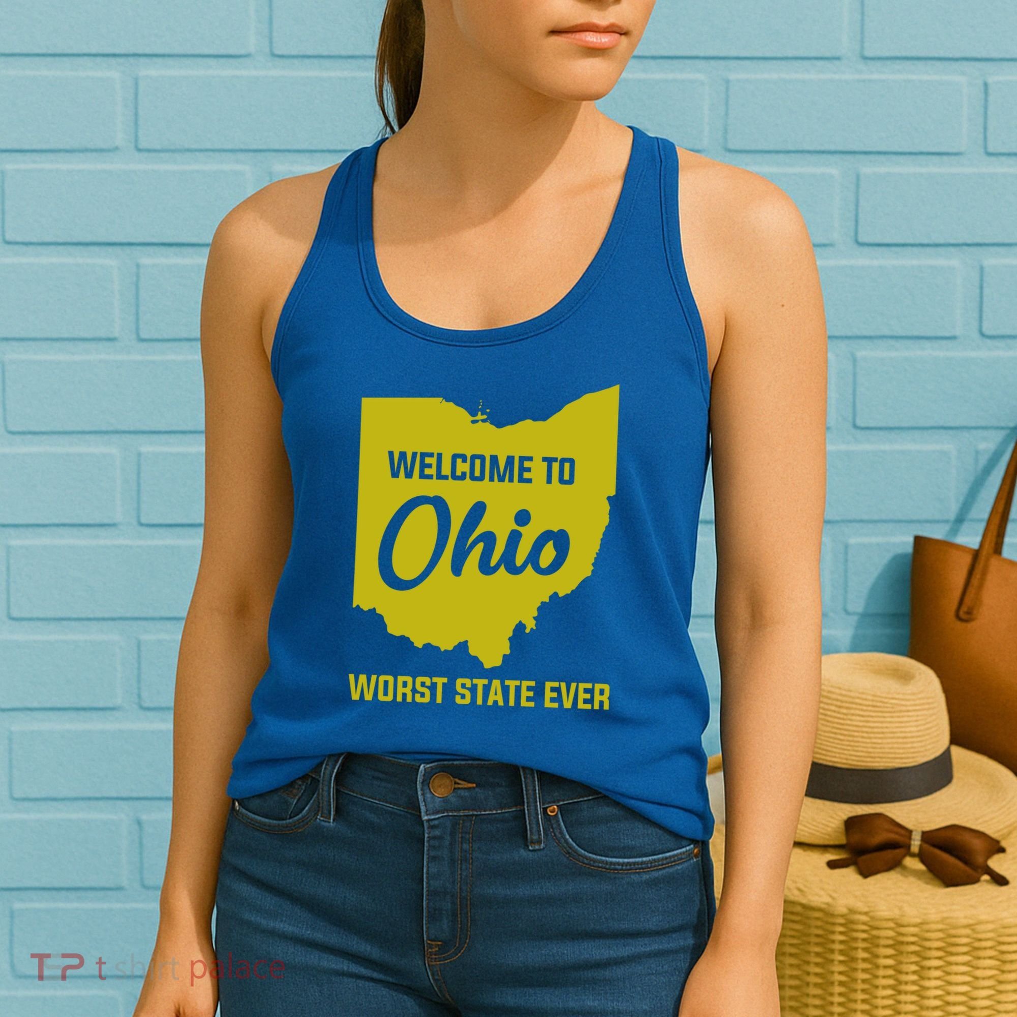 Welcome To Ohio The Worst State Ever Gift Women's Tank Top
