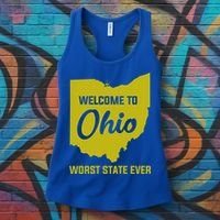 Welcome To Ohio The Worst State Ever Gift Women's Tank Top thumb 3