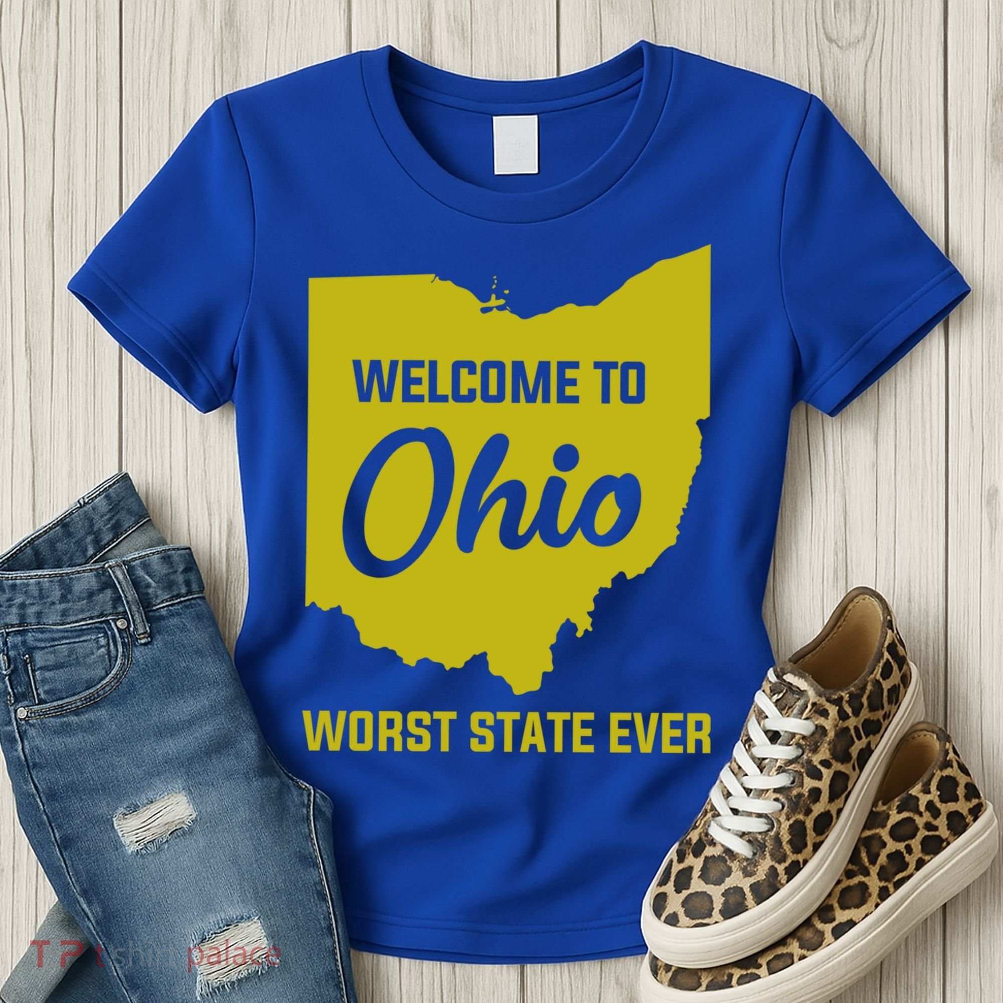 Welcome To Ohio The Worst State Ever Gift Women's T-Shirt