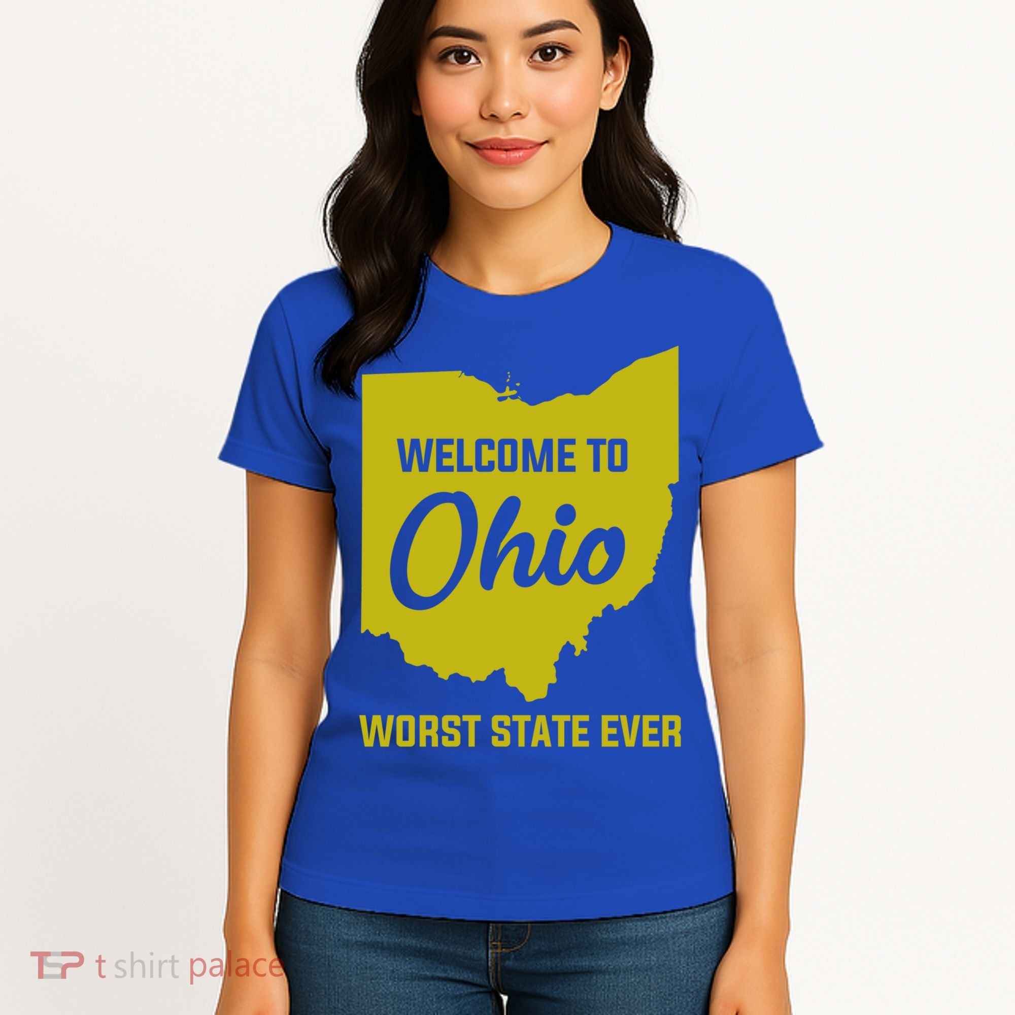 Welcome To Ohio The Worst State Ever Gift Women's T-Shirt