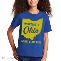 Welcome To Ohio The Worst State Ever Gift Kids T-Shirt thumb 2