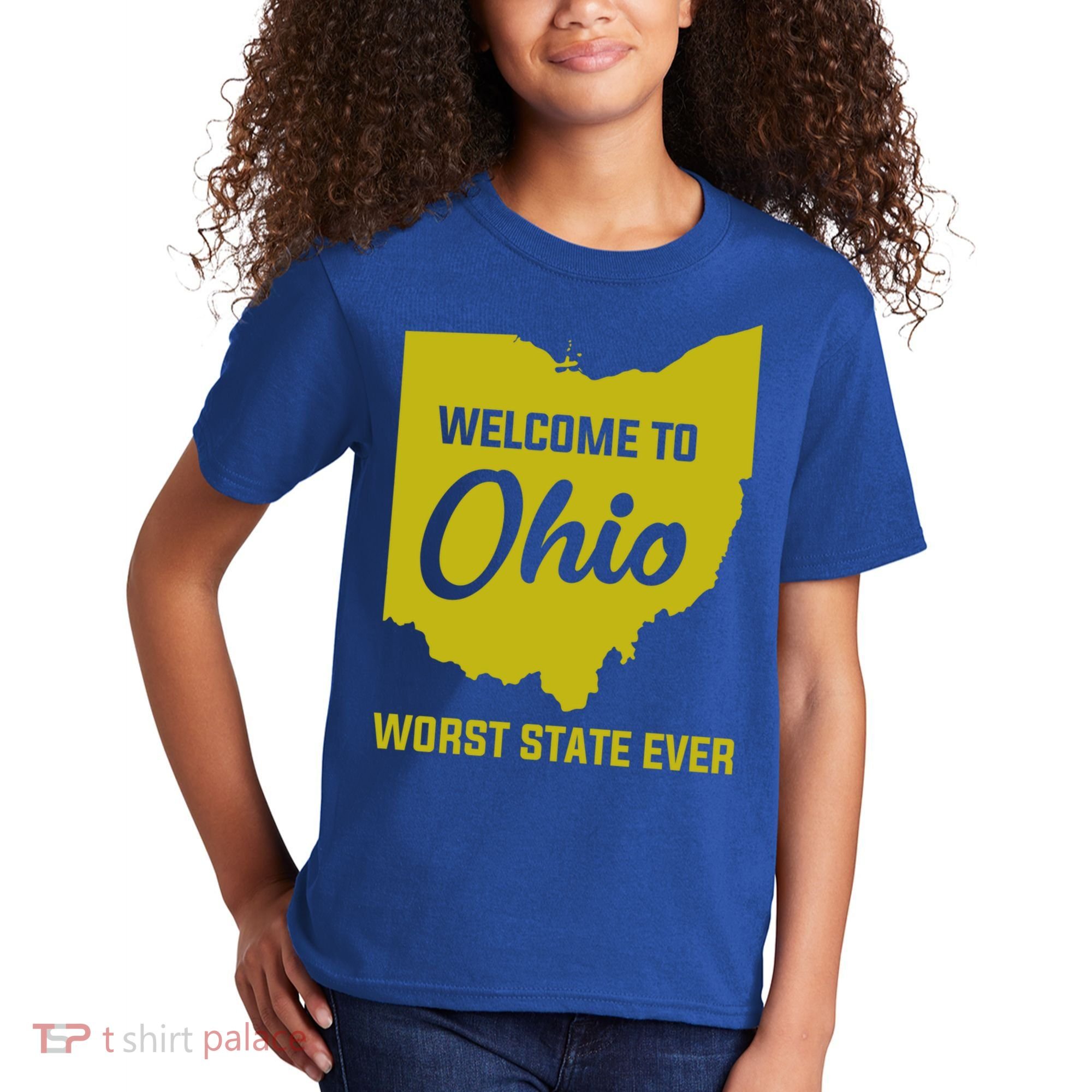 Welcome To Ohio The Worst State Ever Gift Kids T-Shirt