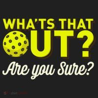 Was That Out? Are You Sure? For Pickleball Players Golf Towel thumb 3