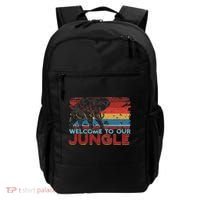 Welcome To Our Jungle Adventure Backpack thumb 0