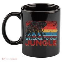 Welcome To Our Jungle Adventure 11oz C Handle Ceramic Mug thumb 2