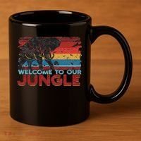 Welcome To Our Jungle Adventure 11oz C Handle Ceramic Mug thumb 3