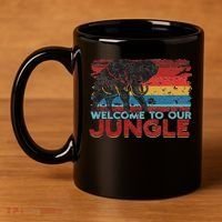 Welcome To Our Jungle Adventure 11oz C Handle Ceramic Mug thumb 4