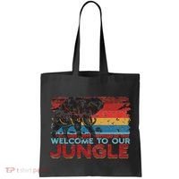 Welcome To Our Jungle Adventure Tote Bag thumb 0