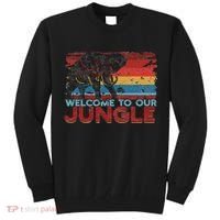 Welcome To Our Jungle Adventure Tall Sweatshirt thumb 0